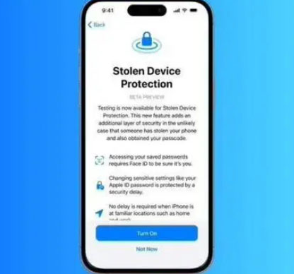 龙凤苹果授权维修店分享被盗设备保护功能开启方法 