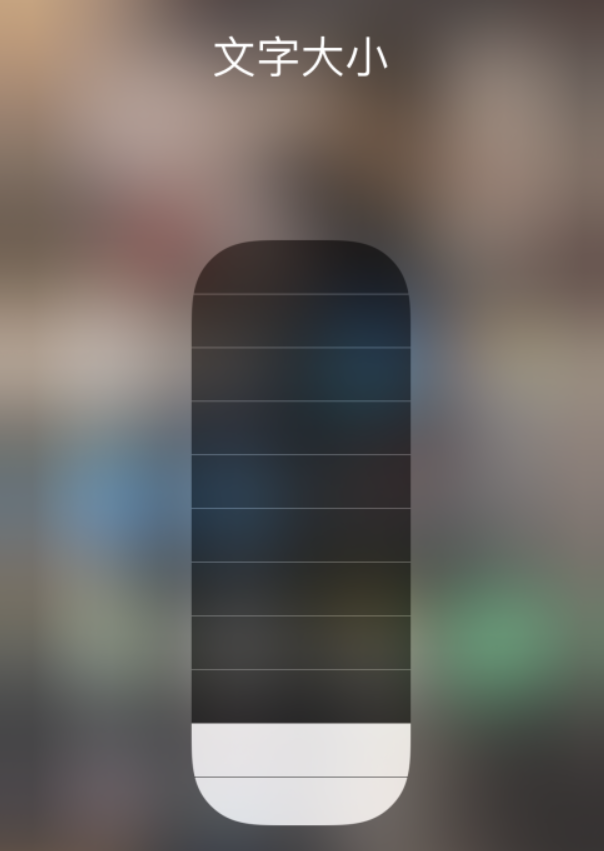 龙凤苹果手机维修分享小技巧：在 iPhone 控制中心快速调节字体大小 